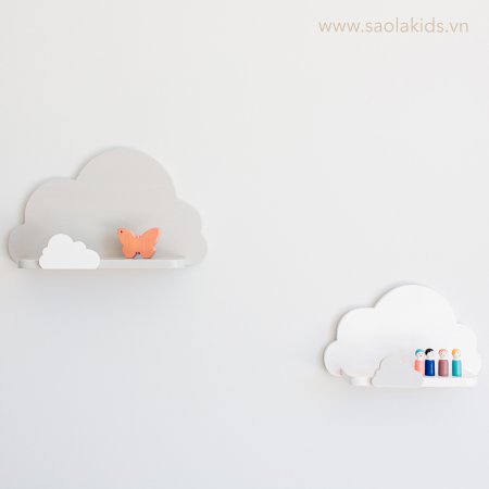 Set 3 kệ trang trí hình đám mây