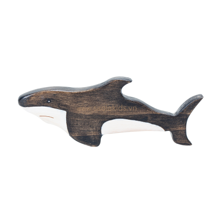 Đồ chơi cá mập gỗ thông